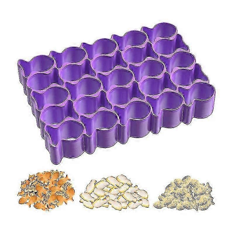 Gullfisk kakekutter, 25-gitter Mini Fiskekakekutter, Dyrekakekutter, Bakeform