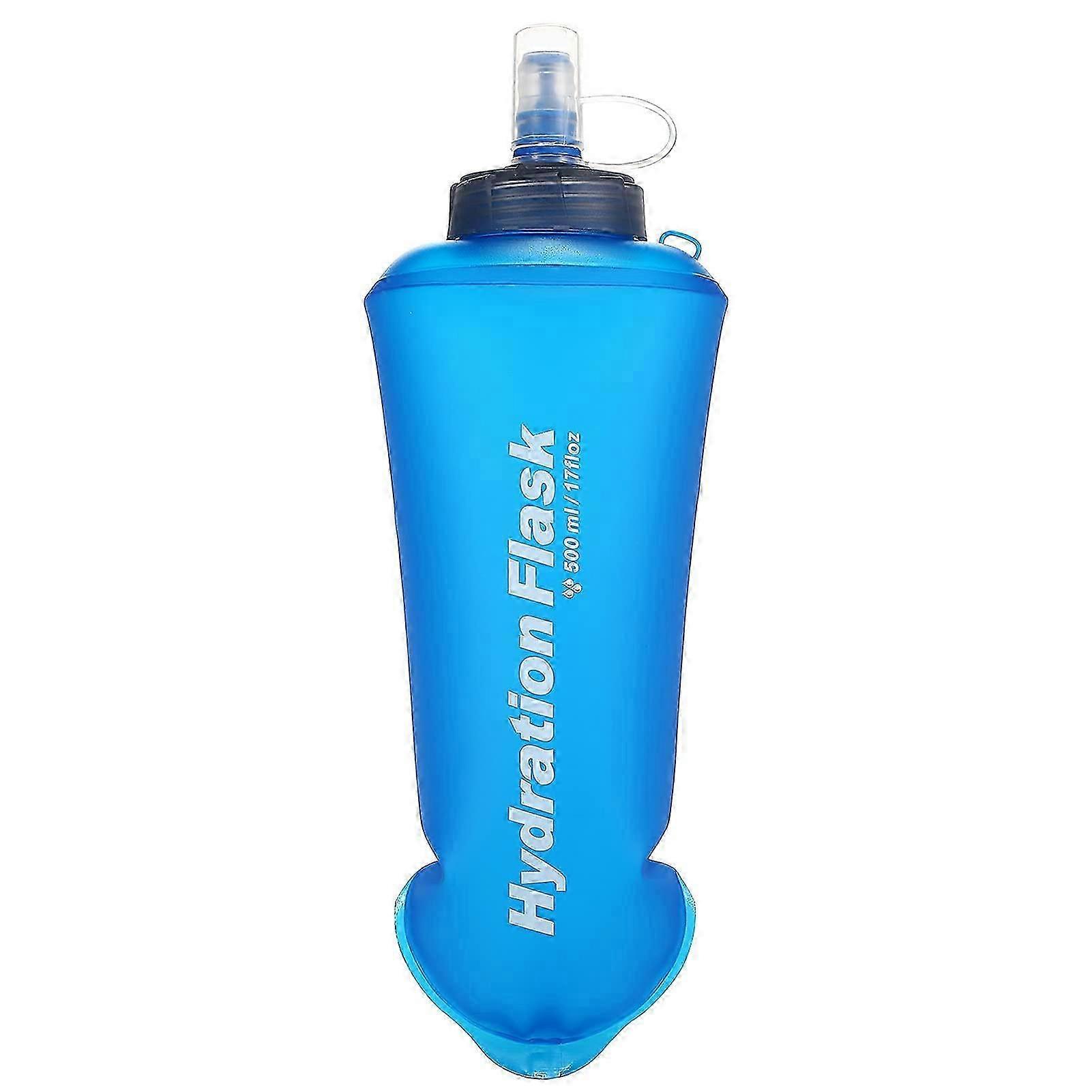 500ML Soft Collapsible TPU Water Bottle For Running Hiking Cycling Climbing Outdoor Portable