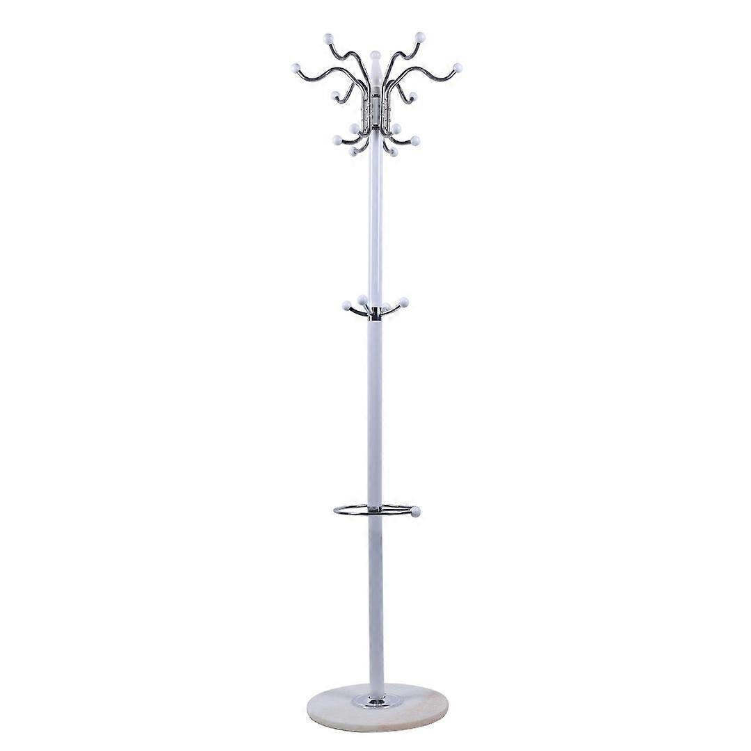 170cm Freestanding Coat Rack Large Capacity with Marble Base