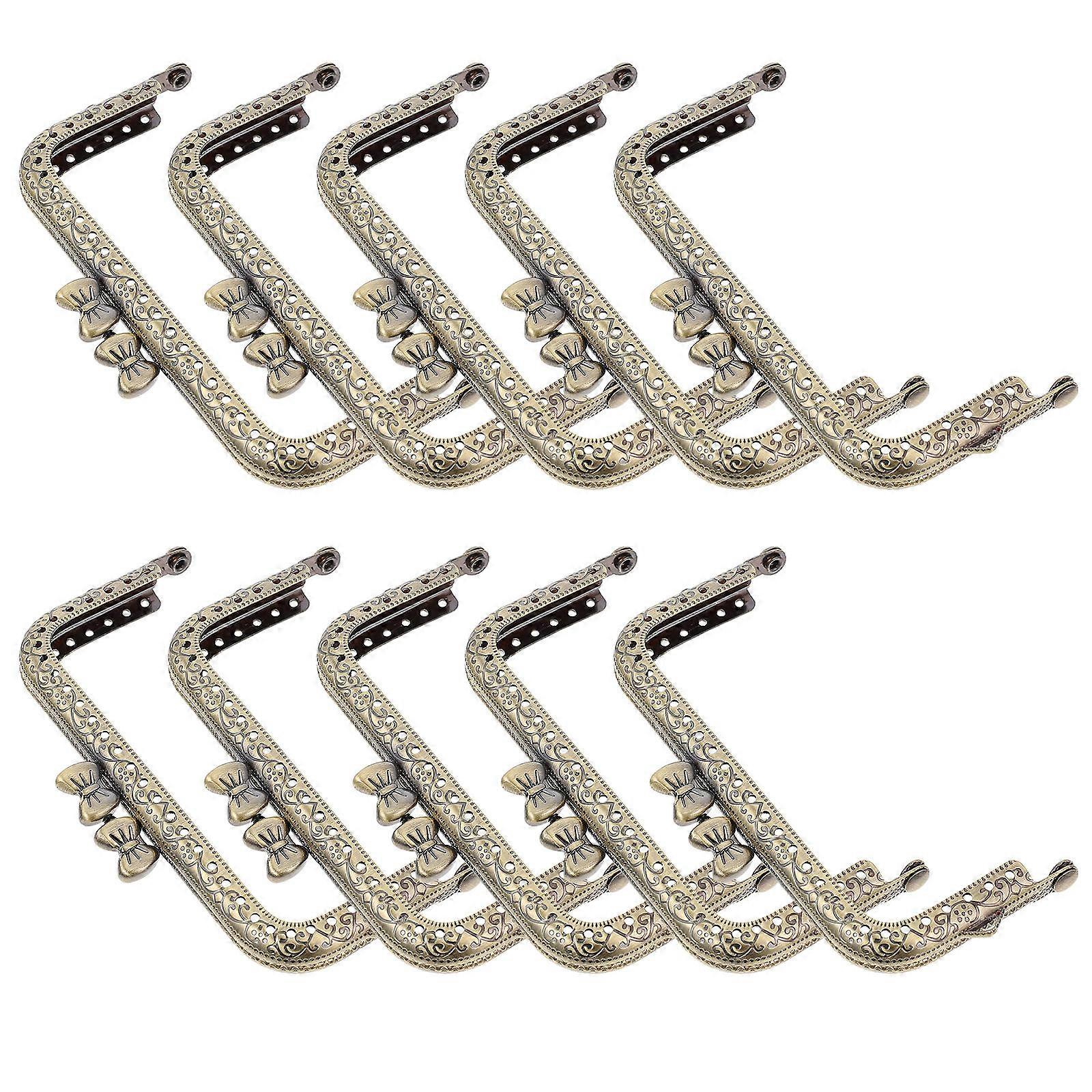 Handbag Lock Golden Delicate Bag Clasp for DIY Bag 20Pcs