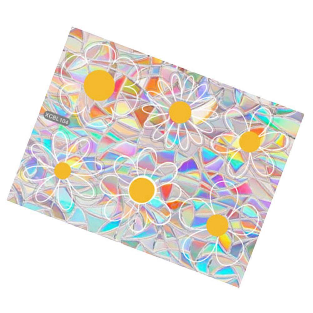 PVC Window Cling Prism Sticker for Window Ornament 2 Sheets Multi Color