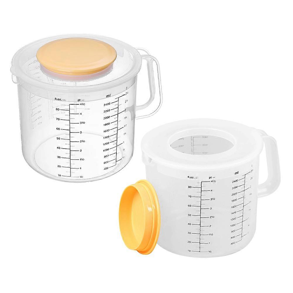 Plastic Measuring Cup for Measuring 6Pcs with Clear Scale for Baking Use