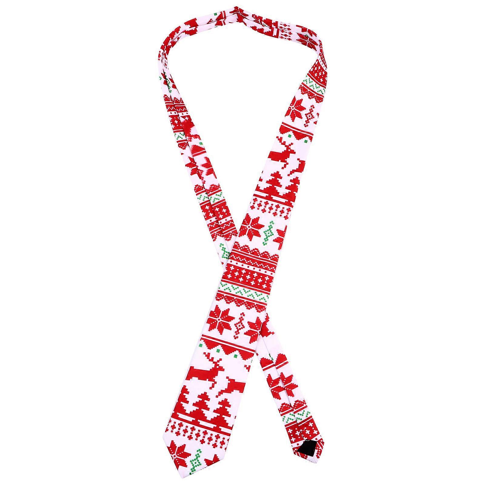 Manual Tying Christmas Tie Lightweight Folding Design Gift Giving 1Pc