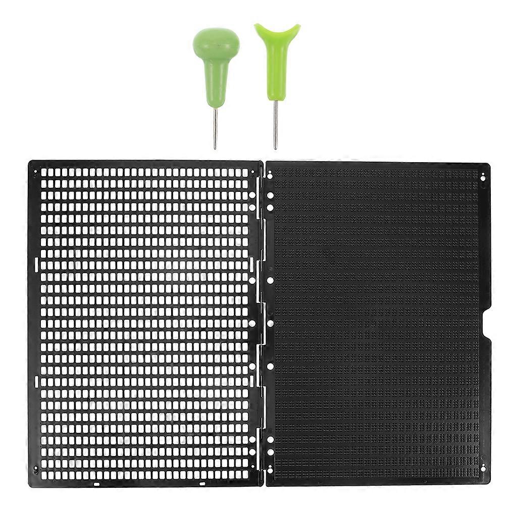 Braille Writing Board for Writing 5Sets Durable Plastic Portable Black Stylus