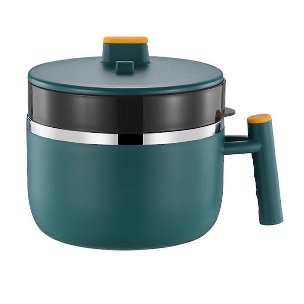 2Pcs Instant Noodle Bowl for Storage Use Green Portable Lunchbox