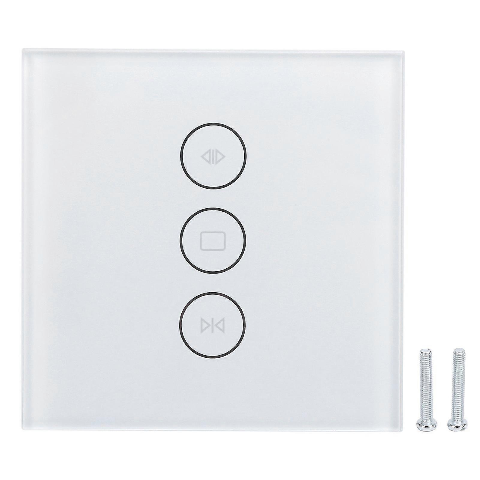 Smart WiFi Curtain Switch Touch Panel Timer APP Voice Control for Google Home for Tuya EU Plug 110240V