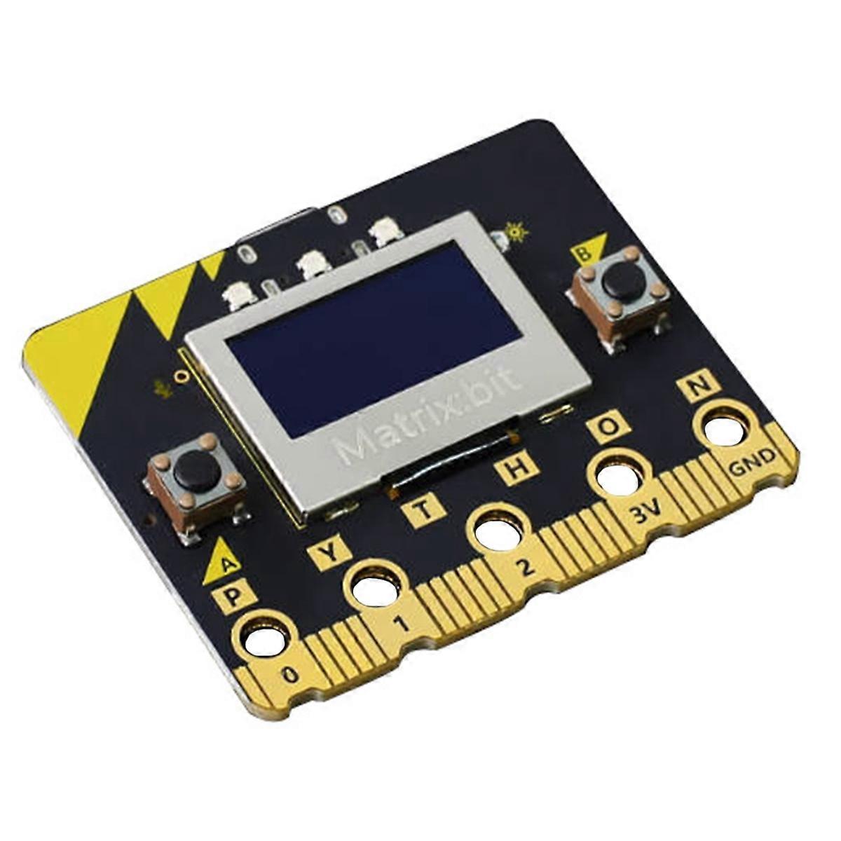 Matrix: Bit Development Board ESP32 0.96 Inch OLED 2.4G Radio/WIFI/BLE Bluetooth C++/Python/Mind+Gr
