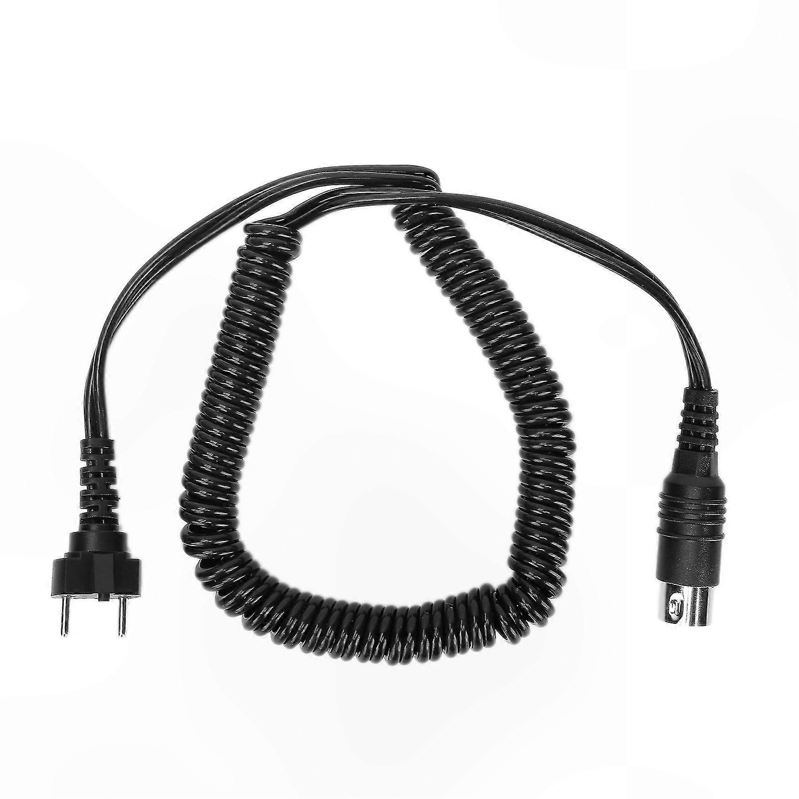 Black Power Cord for Electric Nail Drill Handpiece Manicure Machine Accessories