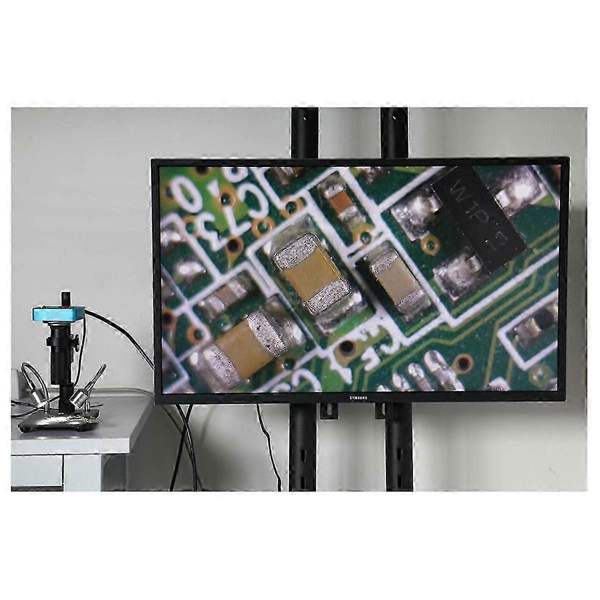 48MP 2K 1080P 60FPS -Compatible USB Industrial Digital Video Microscope Camera C Mount Interface TF