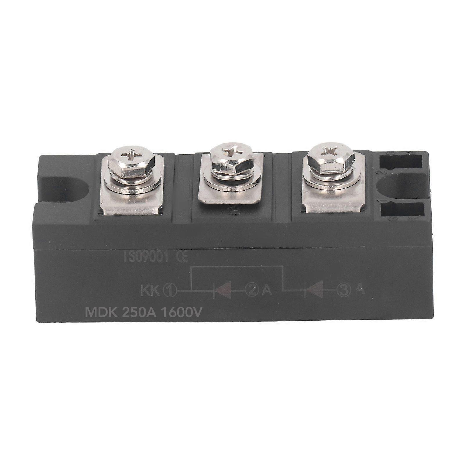 Common Cathode Module Rectifier Diode 3 Terminal Photovoltaic Anti Reflection Diode Rectifier Module MDK 1600V 250A