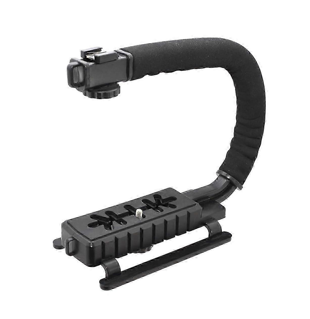 Ultra-Light U Shape Flash Bracket Camera Support Mount For Pentax K-3 Accommodates Flashes, Lights Or Microphones