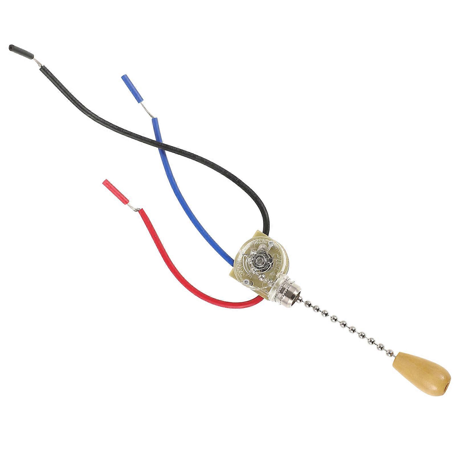 Ceiling Switch Pull Chain Replacement with on and Off Function 2Pcs