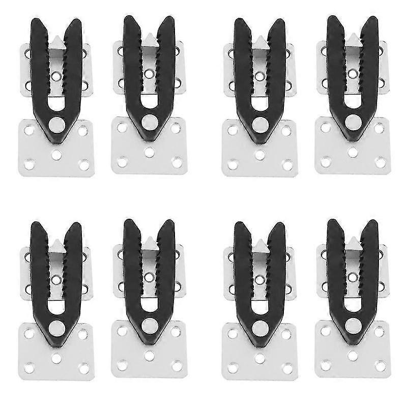 8 Pcs Sofa Couch Sectional Furniture Connector Joint Snap Alligator Style
