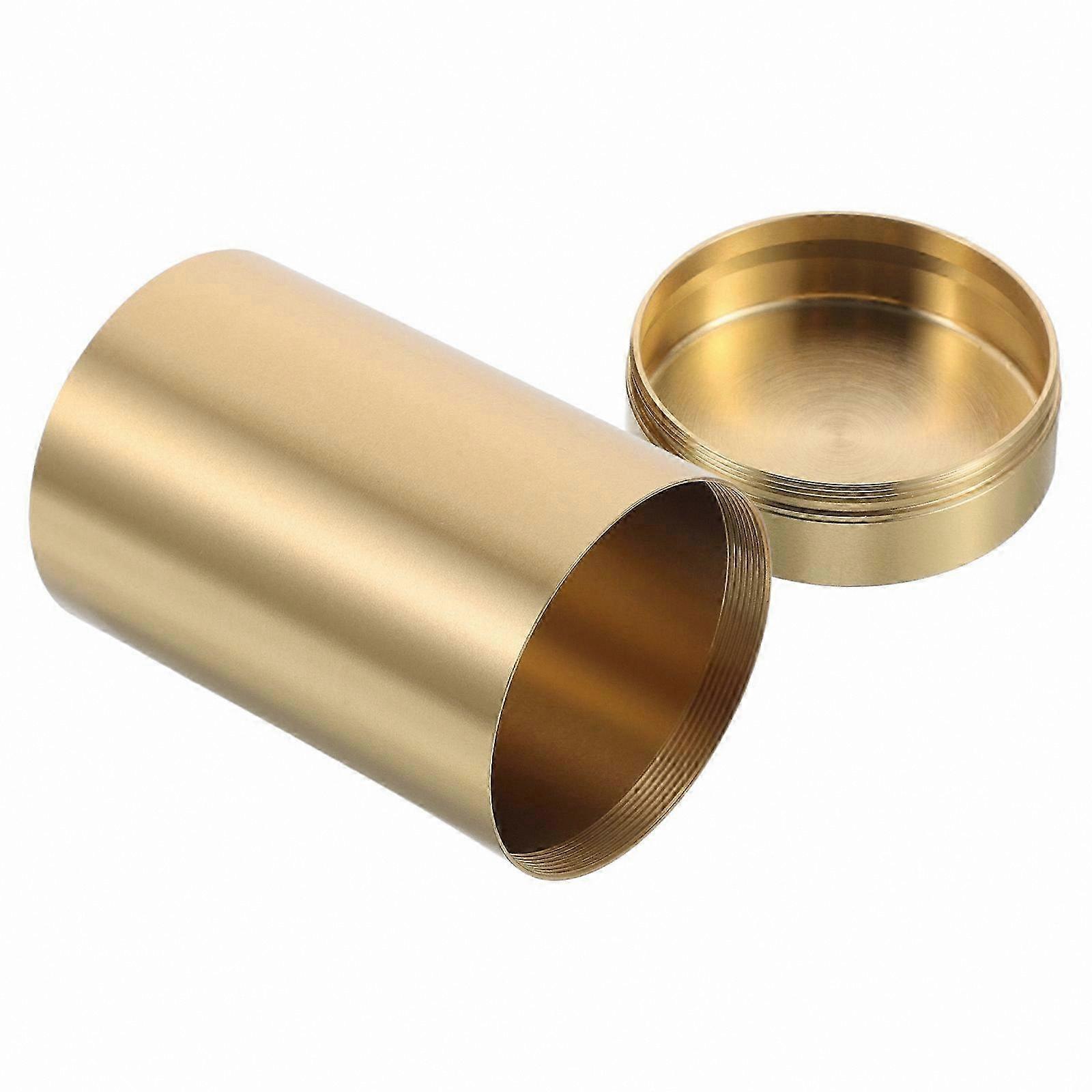Elegant Sealed Metal Tea Container for Loose Leaf, Versatile Kitchen and Dining Storage Solution