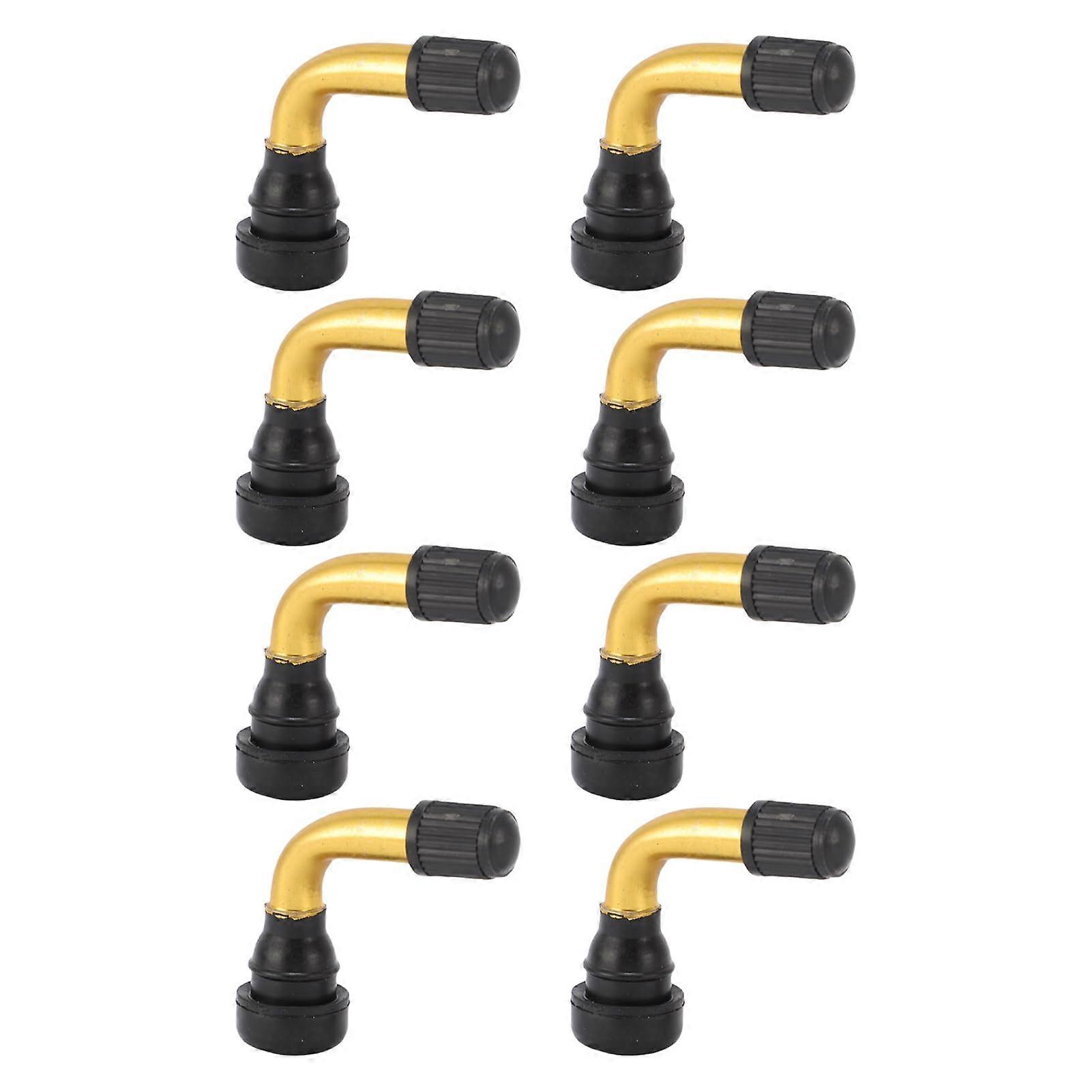 Tire Valve Stem Extension Aluminum Alloy 8Piece Valve Stem Extender For Mountain Bikes Vacuum Tires