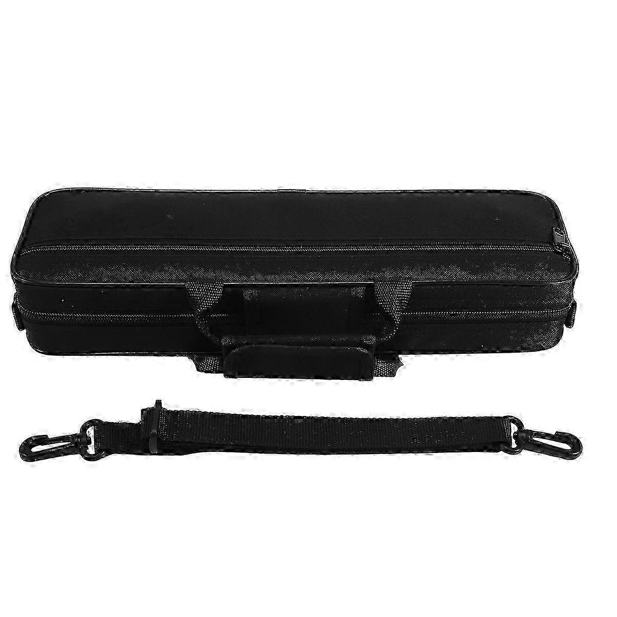 Nylon Padded Flute Bag Carry Case with Shoulder Strap, Dimensions: 39x7x11cm