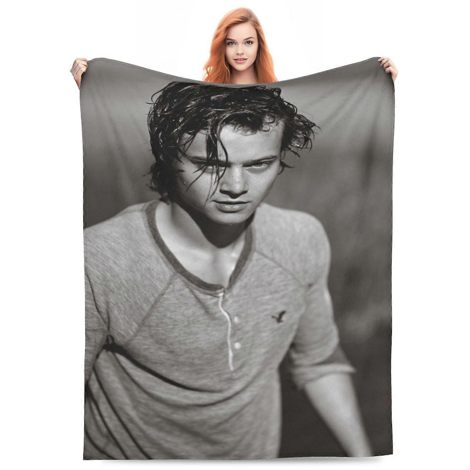 Rudy Pankow Couverture en molleton, couverture floue de luxe confortable ultra douce pour canapé-lit, peluche chaude légère Blankehufhf464