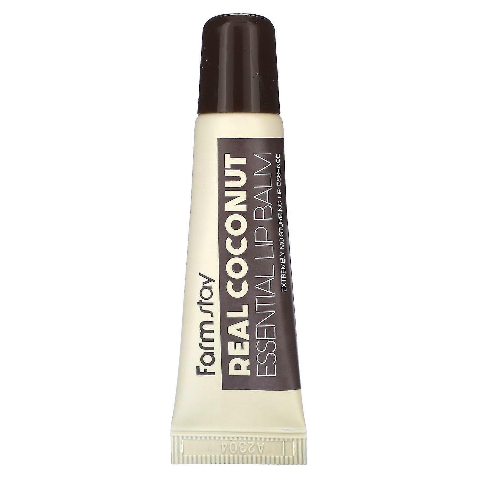 Real Coconut Essential Lip Balm, 0.35 oz (10 g)