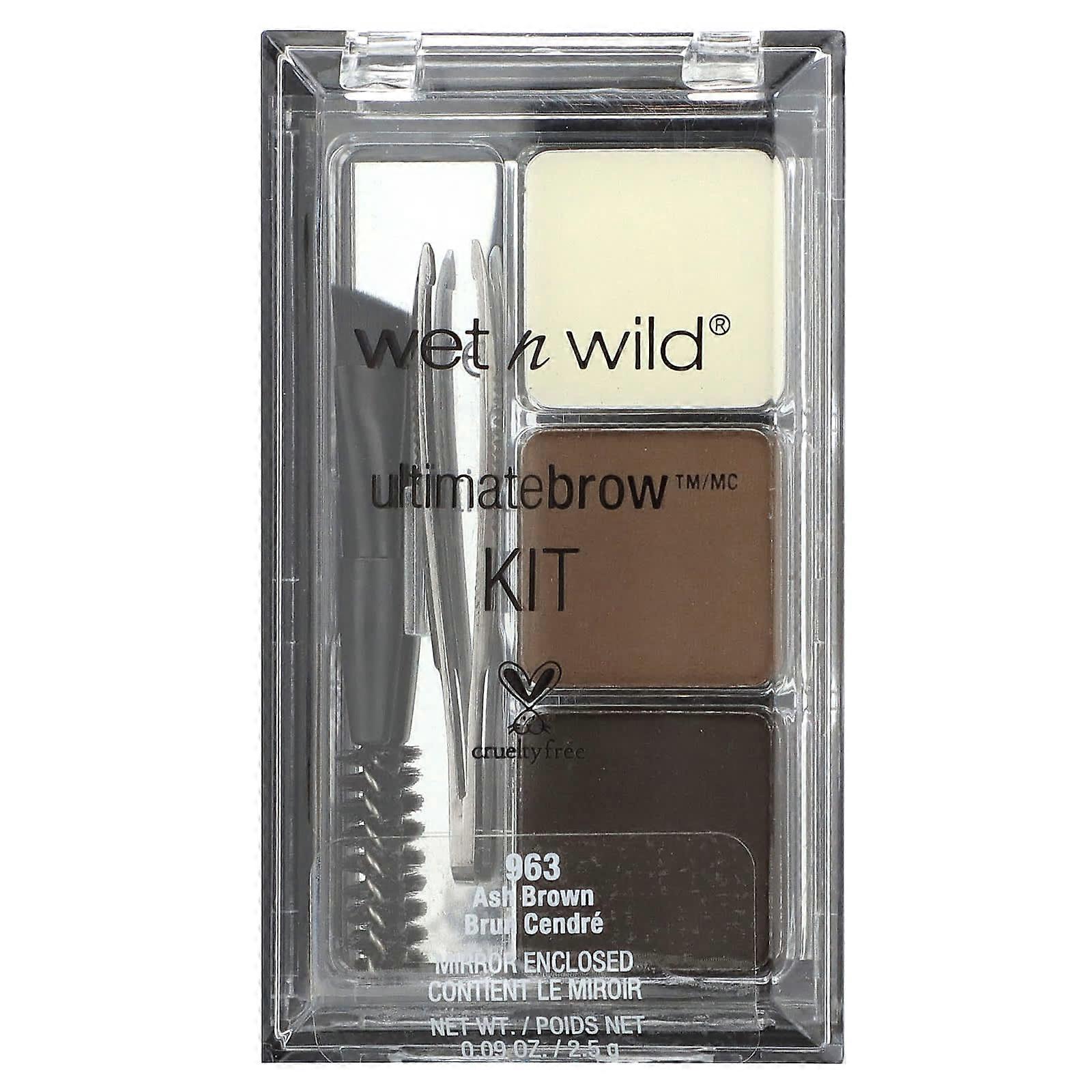 Ultimate Brow Kit, Ash Brown, 0.09 oz (2.5 g)