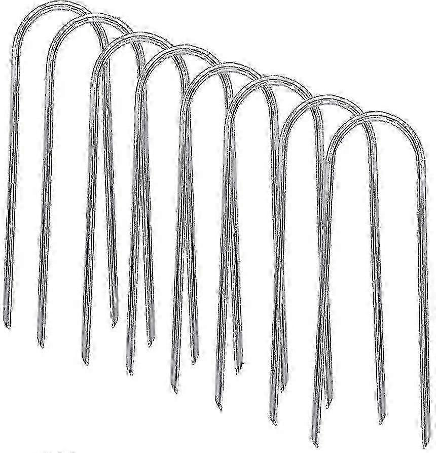 Heavy-Duty U-Type Wind Stakes for 8-Piece Trampolines with Sharp Ends and Safety Ground Anchors Edition 0923