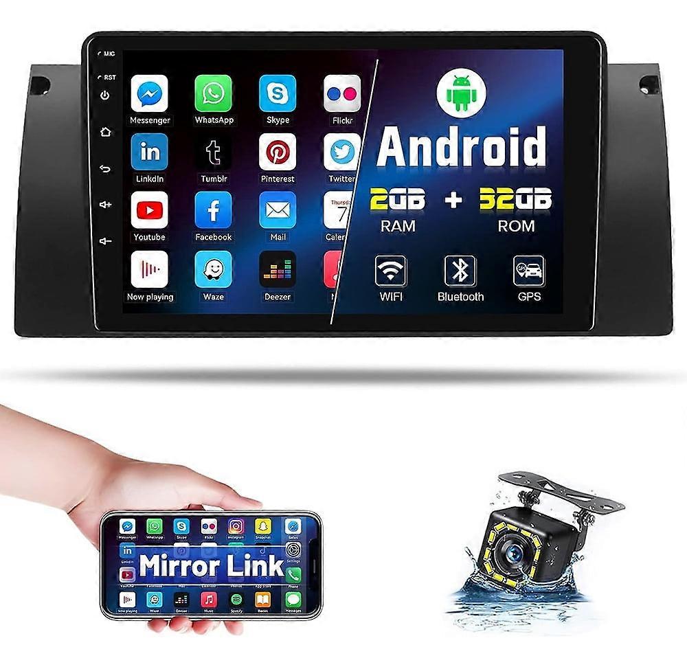 Stereo Radio for BMW X5 M5 e39 e38 Android Carplay GPS 2G+32G