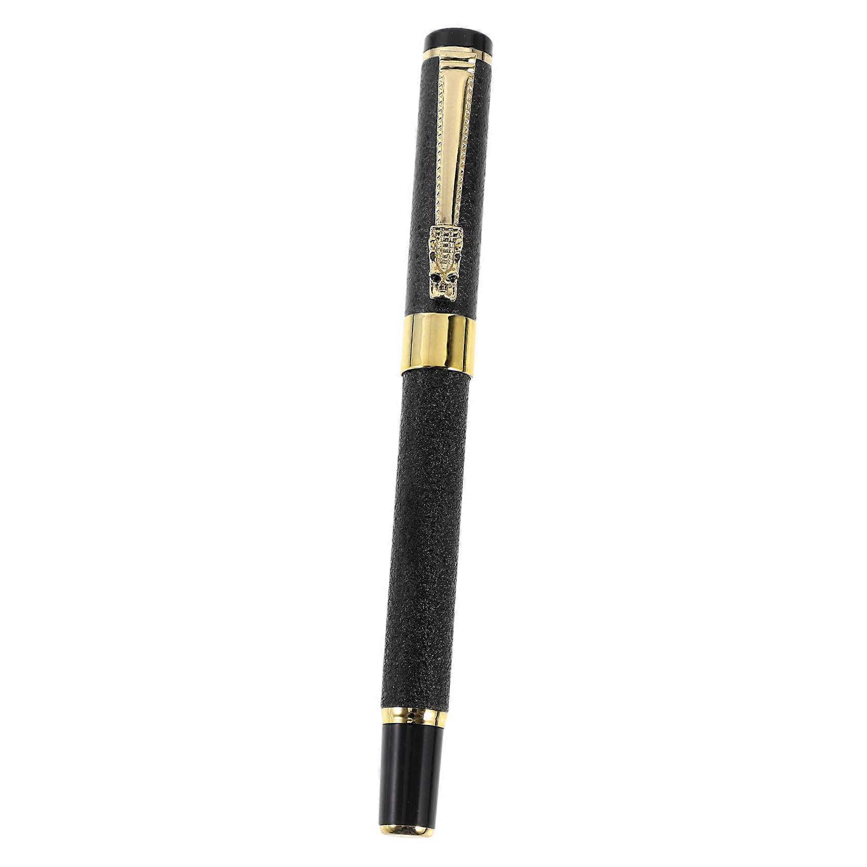 Matte Black Fountain Pen With Fine Tip Nib For Students And Office Use Smooth Writing Calligraphy