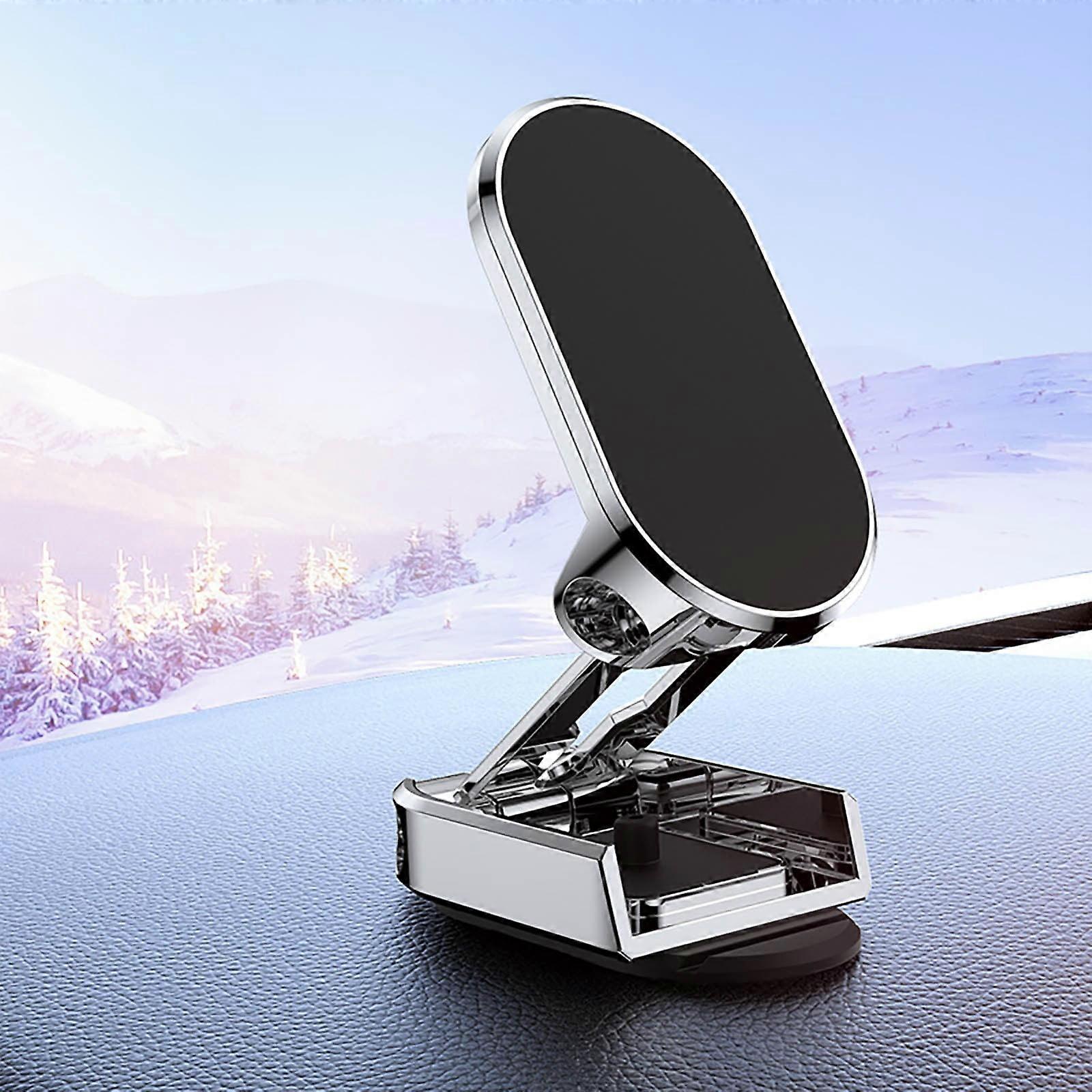 Metal Car Holder, Multifunctional Phone Holder 360° Rotating Extendable Phone Holder Car Holder For Dashboard Display, Compatible With All Phones