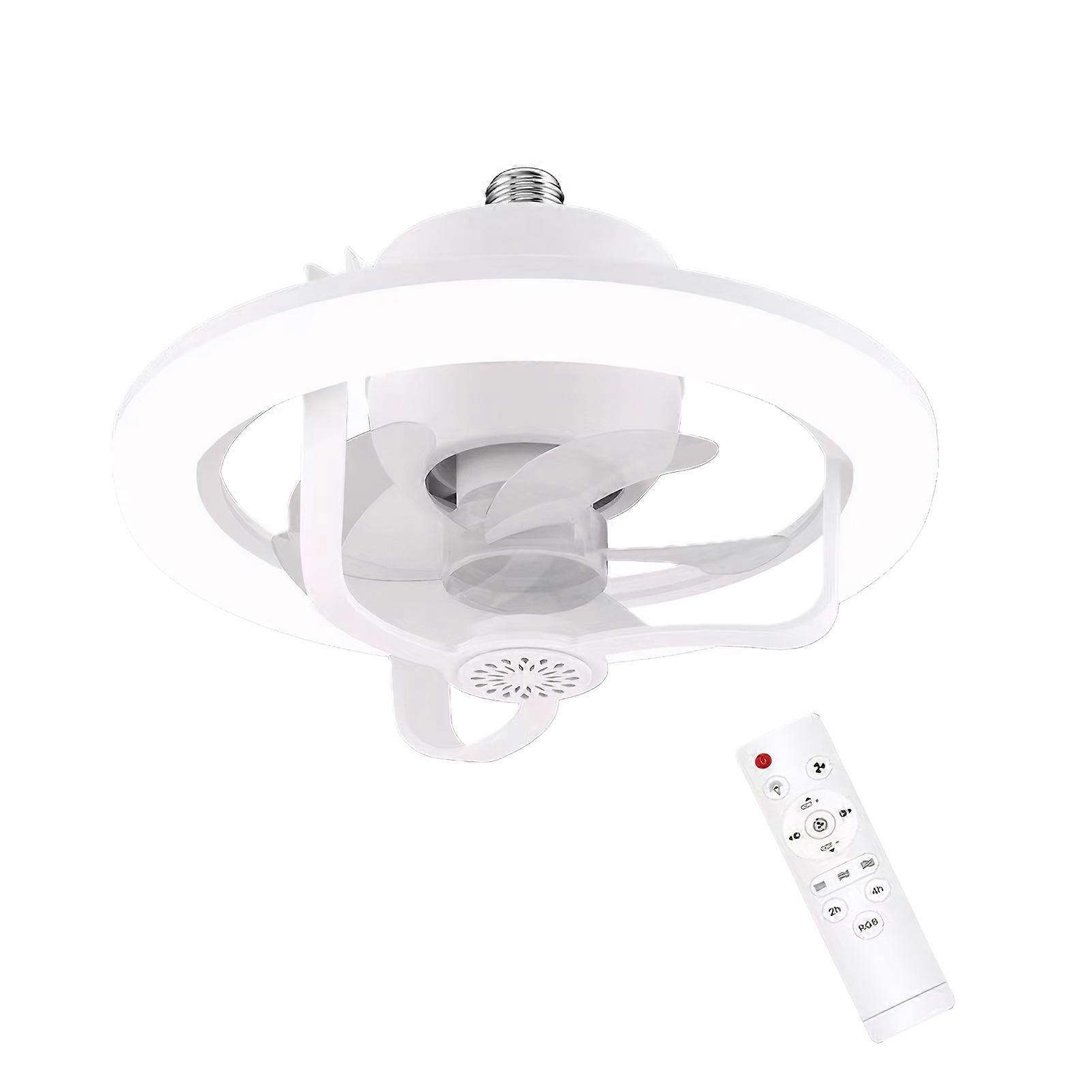 50W LED Fan Light With Remote Control Fan Light Ceiling Fan Light 360° Rocking Quiet
