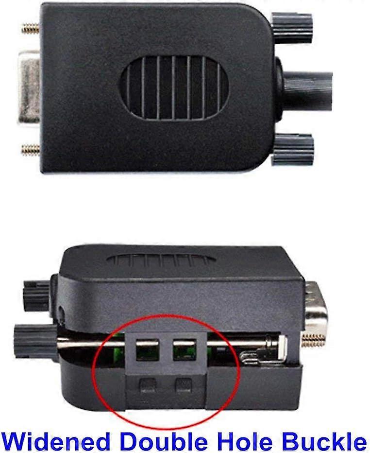 DB9 RS232 DSUB Female Adapter 9Pin Serial Port COB Breakout Terminal Case ScrewFitted Female Connector