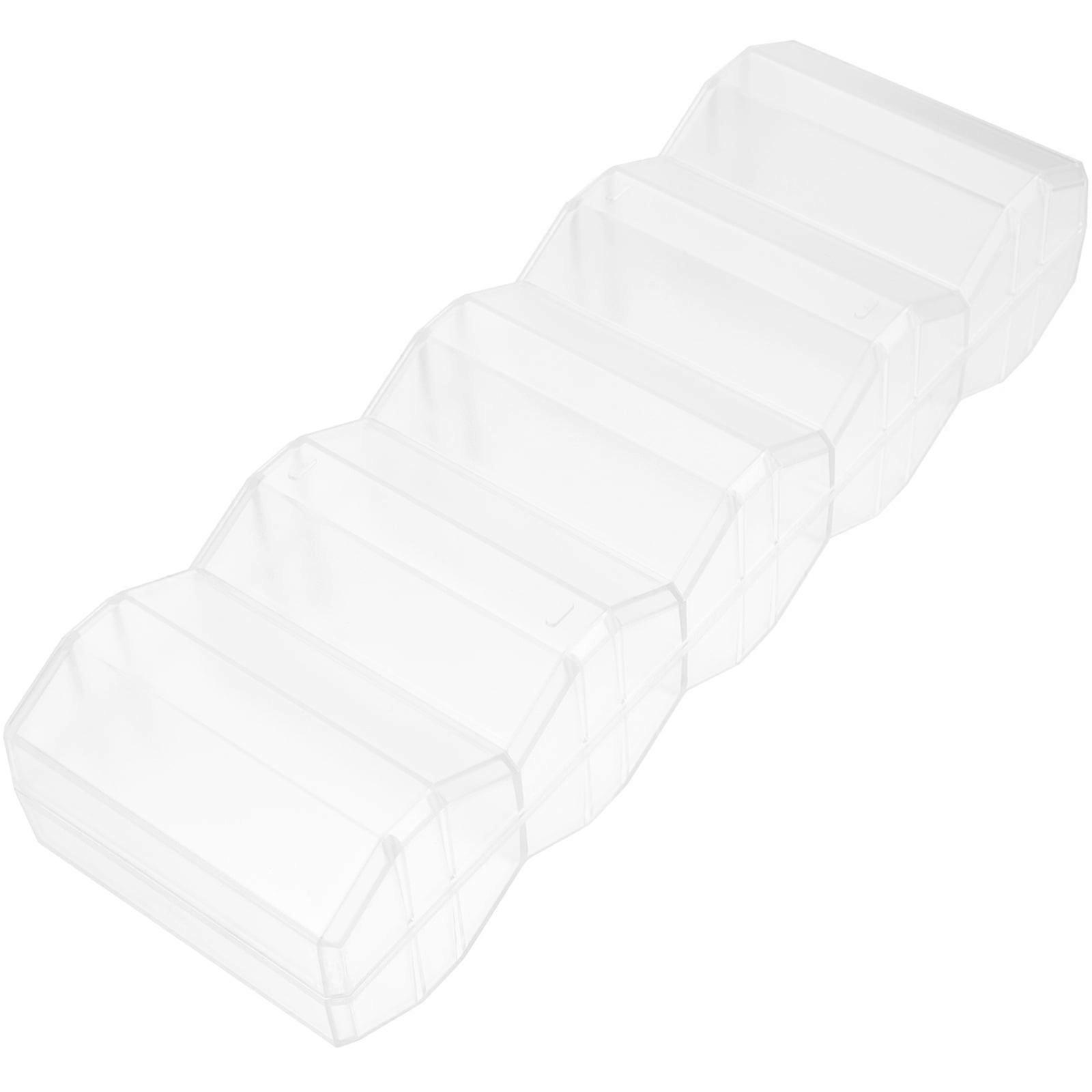 Mizh Game Chip Case Transparent Game Chip Holder Large Capacity Poker Chip Box Poker Chip Carrying Box