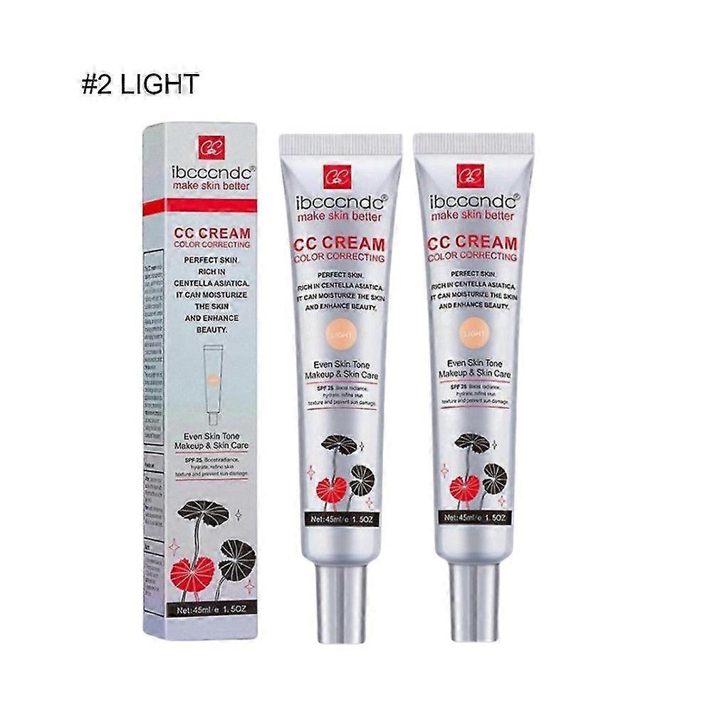 1-3X CC Cream with Centella Asiatica Color Correcting CC Cream Lightweight Skin