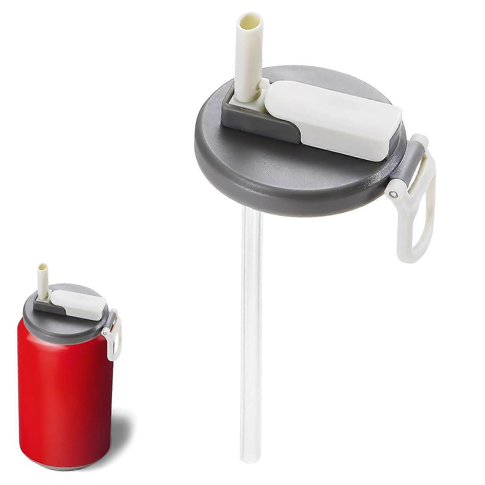 Can Covers With Straws, Straw Lids For Standard Beverage Cans, Soda Can Lids With Straw, Fits Fizzy Drinks, Juice, Beer