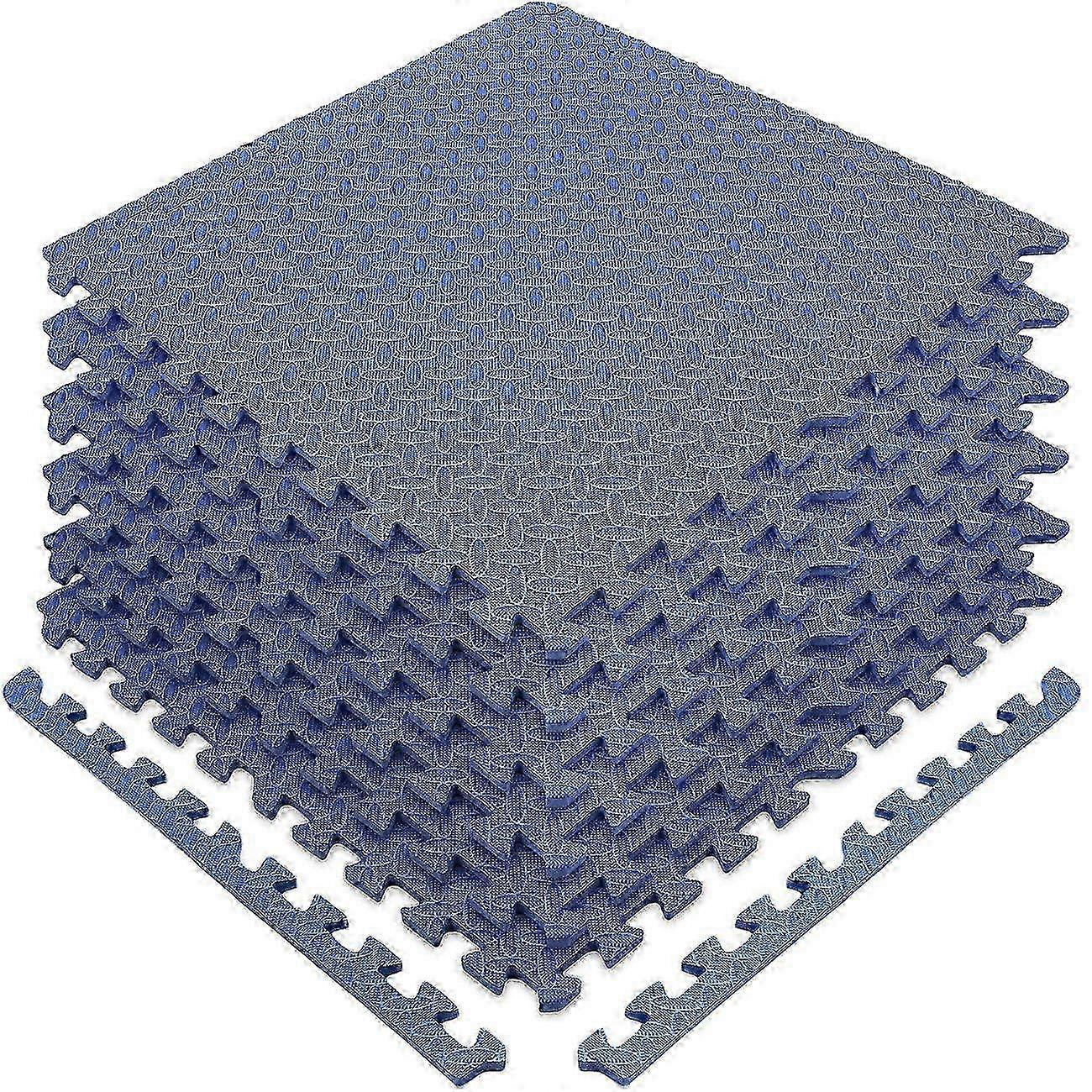 EVA Foam Interlocking Tiles Puzzle Exercise Mat Protective Flooring for Gym Playroom Garage Flooring Workshop miao4