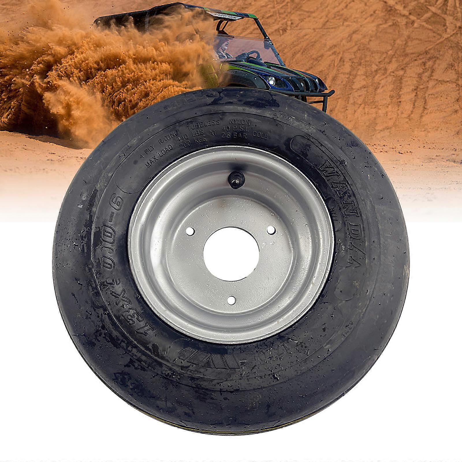 Global 13X6.50 6 ATV Tire Border Combination Developed For Strengthened Power Transfer In Precipitous Climb Circumstances Multicolor