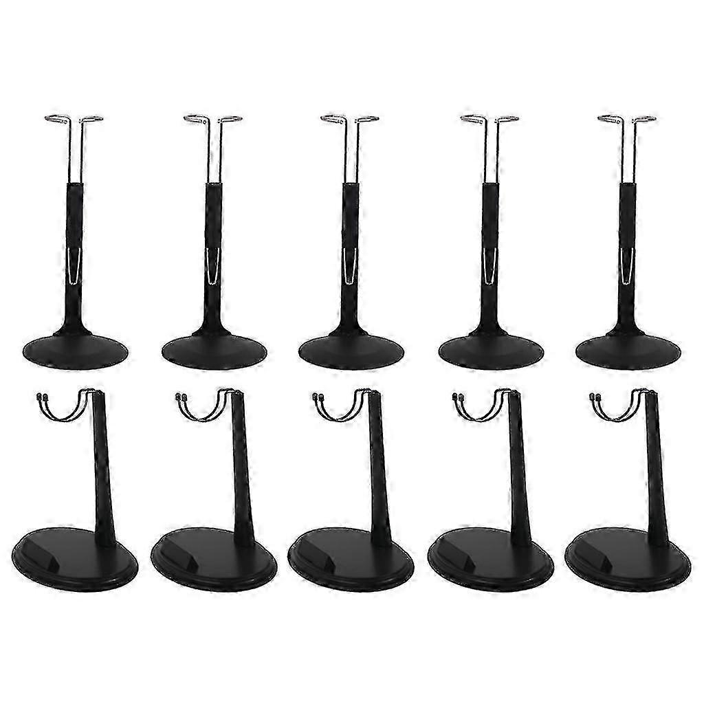 Doll Display Stand Holder, 10 Pieces C-Type and O-Type for 1:6 12in Action Figures Dolls