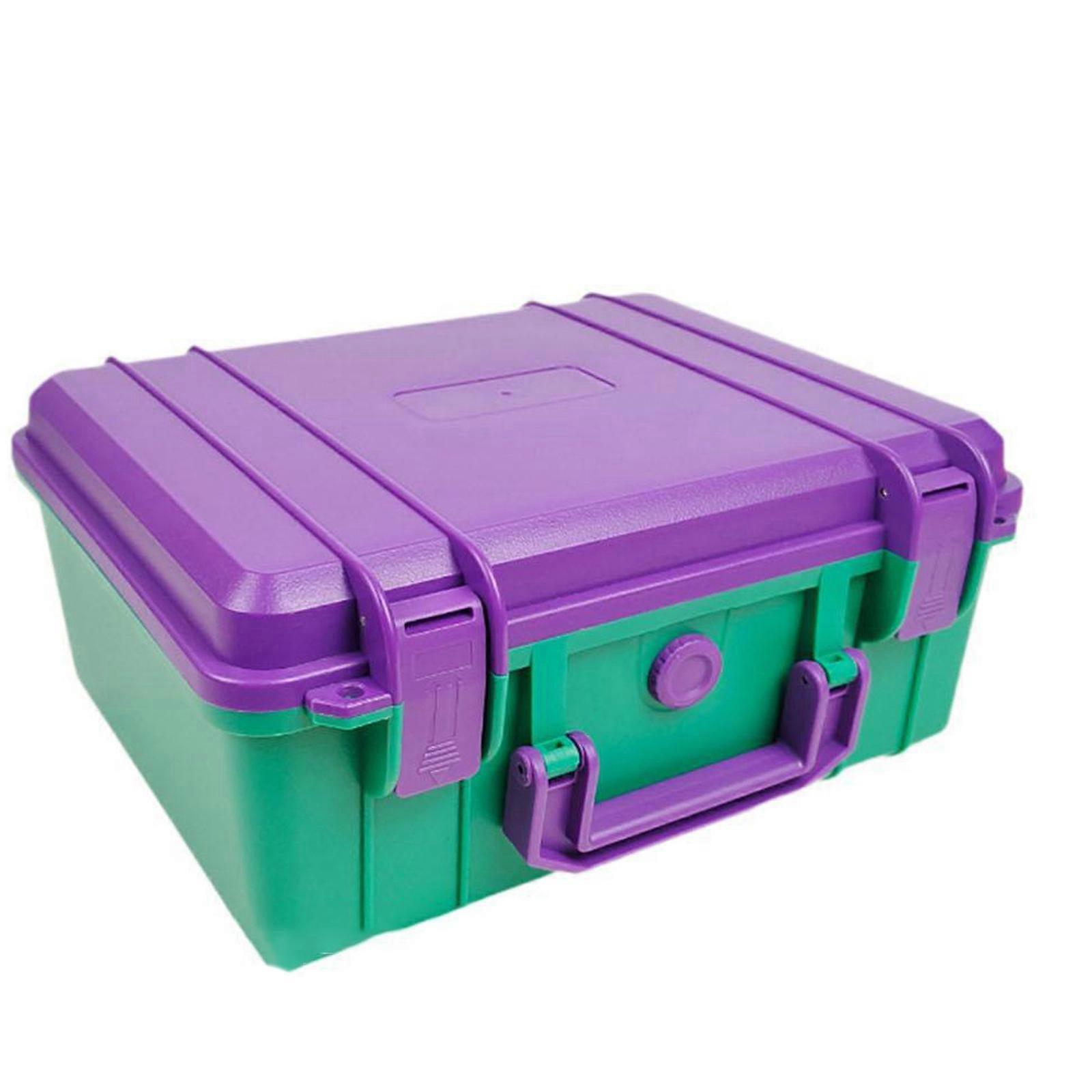 Crush Proof Waterproof Tool Organizer Colorful Portable Storage Box Hard Case For Mechanics And DIY Home Projects Multicolor