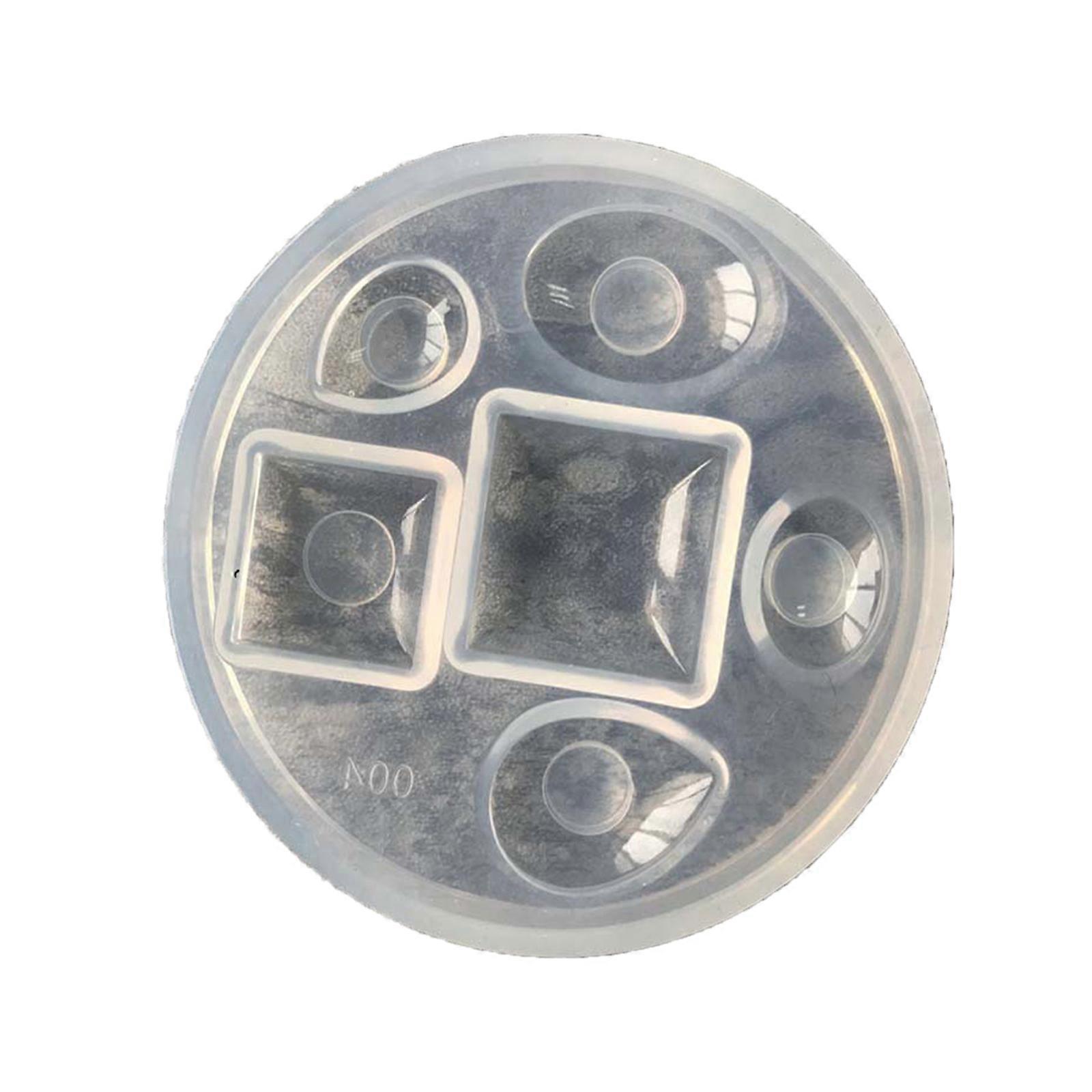 Practical Craft Mold Pendant Molds Handmade Supplies Ornament Moulds Silicone Texture for Clay Wax and Resin Crafting Multicolor