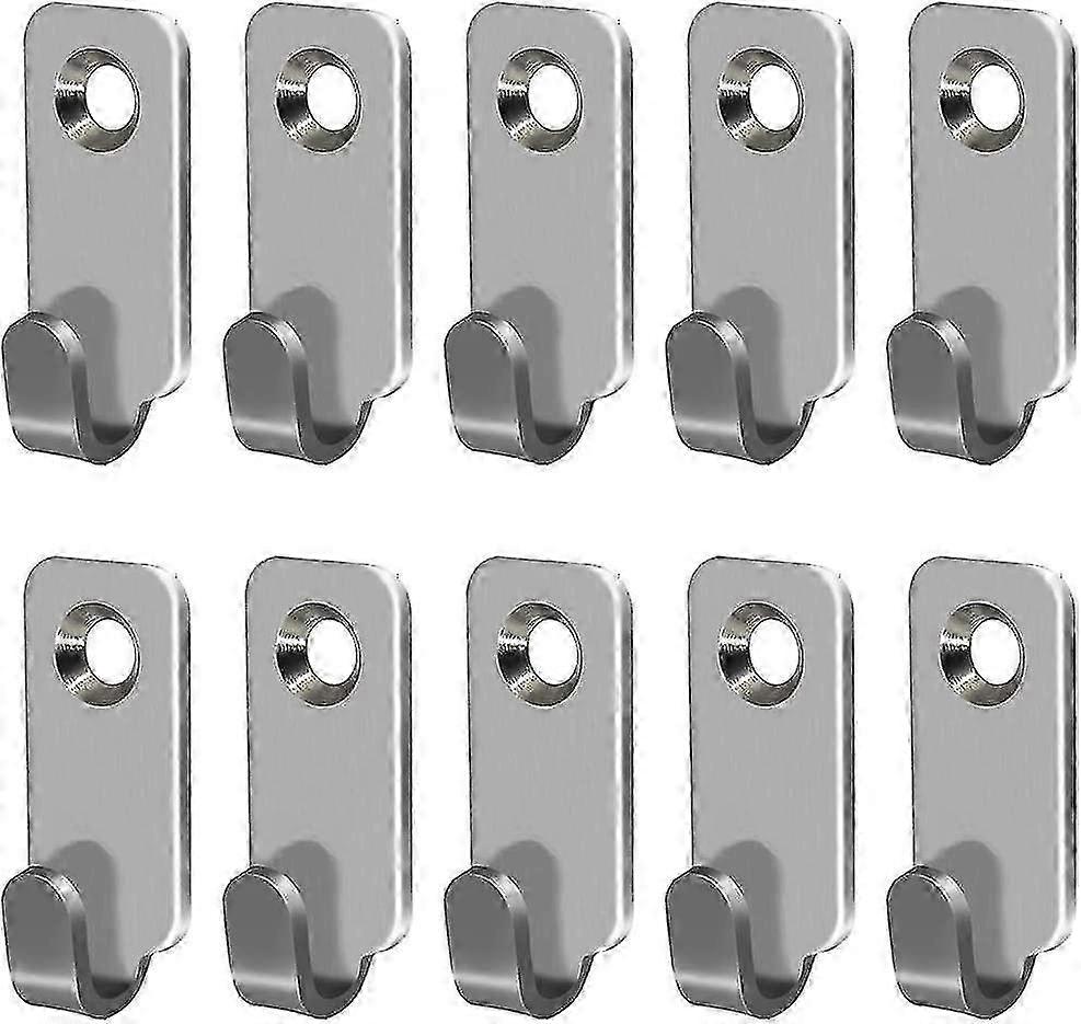 304 μίνι γάντζοι από ανοξείδωτο χάλυβα - 10pcs κρεμάστρες βαρέως τύπου για καθρέφτες