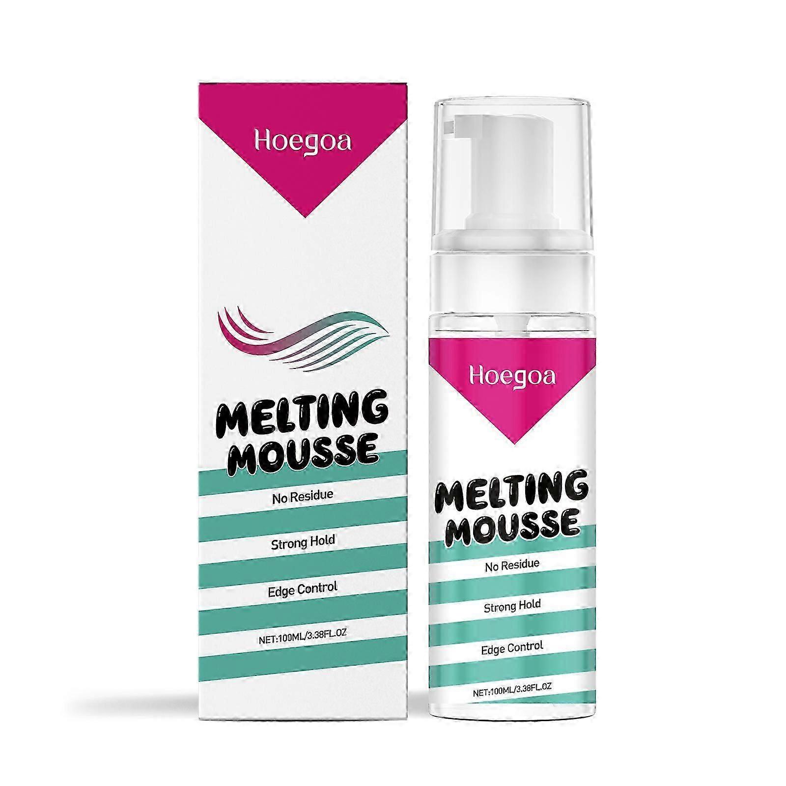 Moisturizing Wig Setting Mousse with Coconut Oil  Long-Lasting Hold  Easy Application, 100ml
