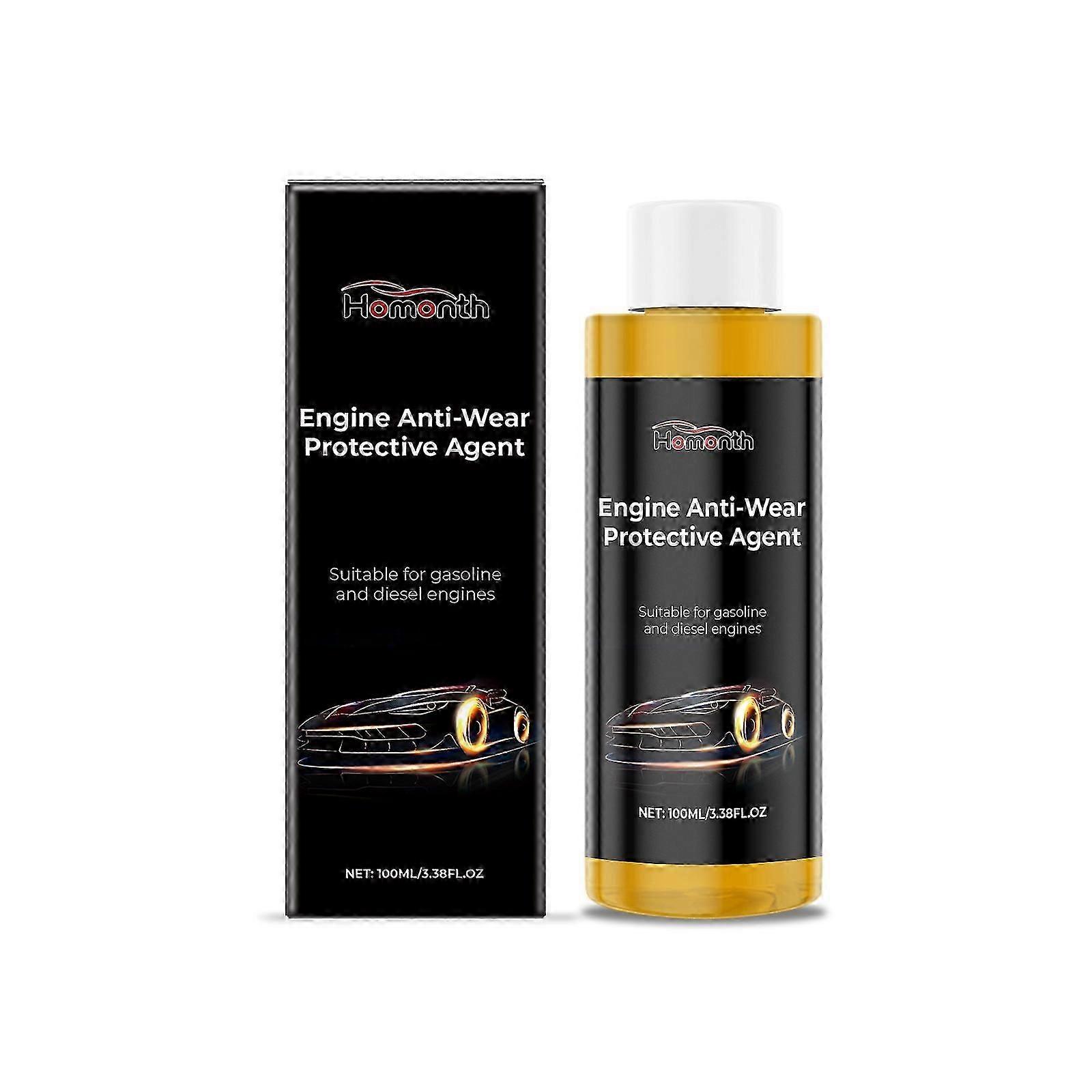 Engine Anti-Wear Protectant - Reduce Friction, Prevent Engine Wear & Corrosion, Extend Engine Life & Improve Performance - 100ml
