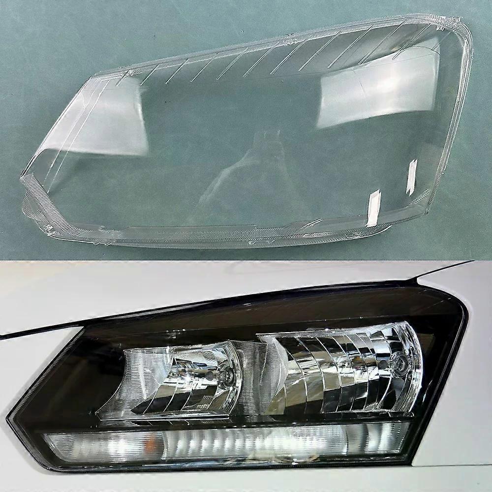 For Skoda Yeti 2014~2017 Headlamp Cover Transparent Lamp Shade Headlight Shell Lens Plexiglass Replace Original Lampshade