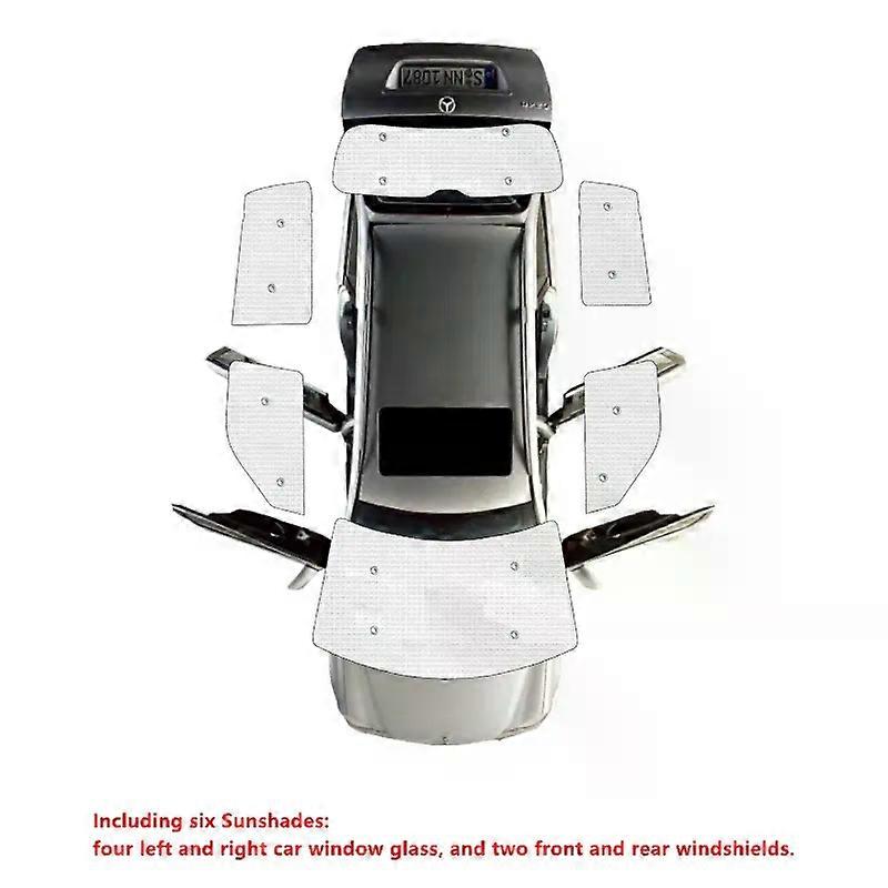 Car Full Coverage Sunshades For Suzuki Swift MK1 RS 2004~2010 Auto Accessories UV Protection Windshield Windows Sun Visor 2008