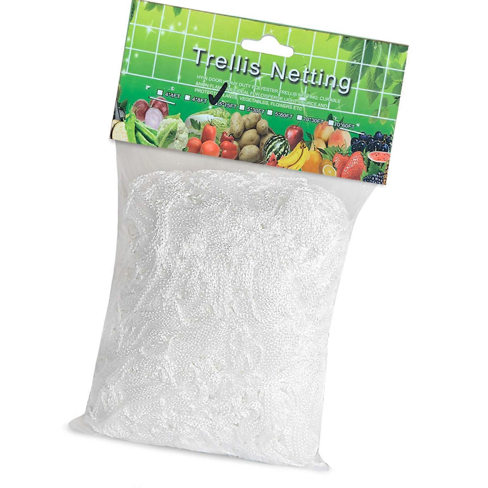 Vertical Gardening Trellis With Polyester Reinforcement for Maximizing Small Space Cultivation  10x30ft