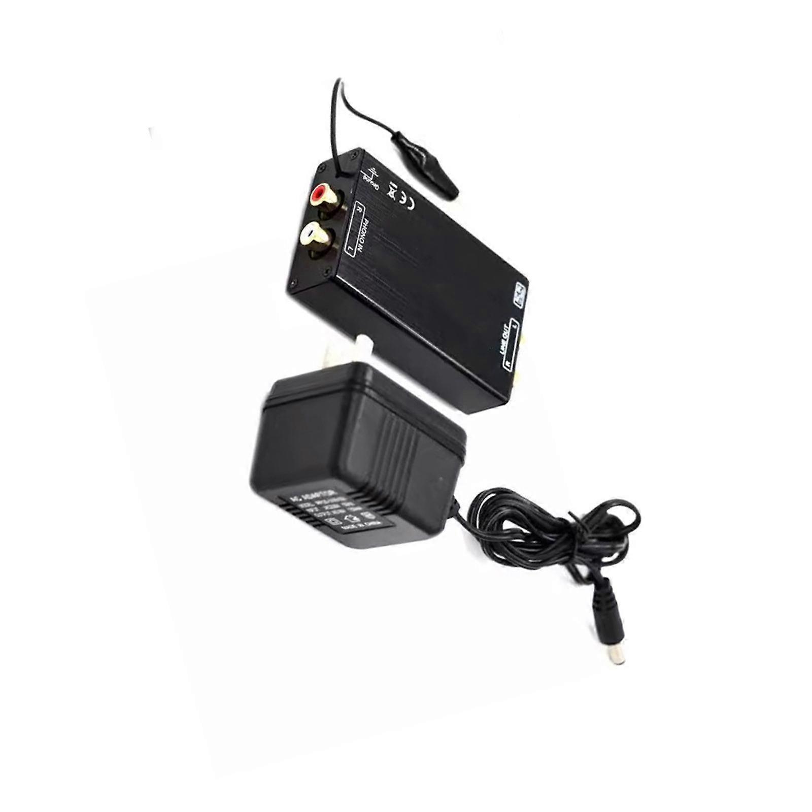 Phono Preamp Turntable Record Player Sound Converter Digital Power Amplifier with Video Port Home Entertainment Multicolor