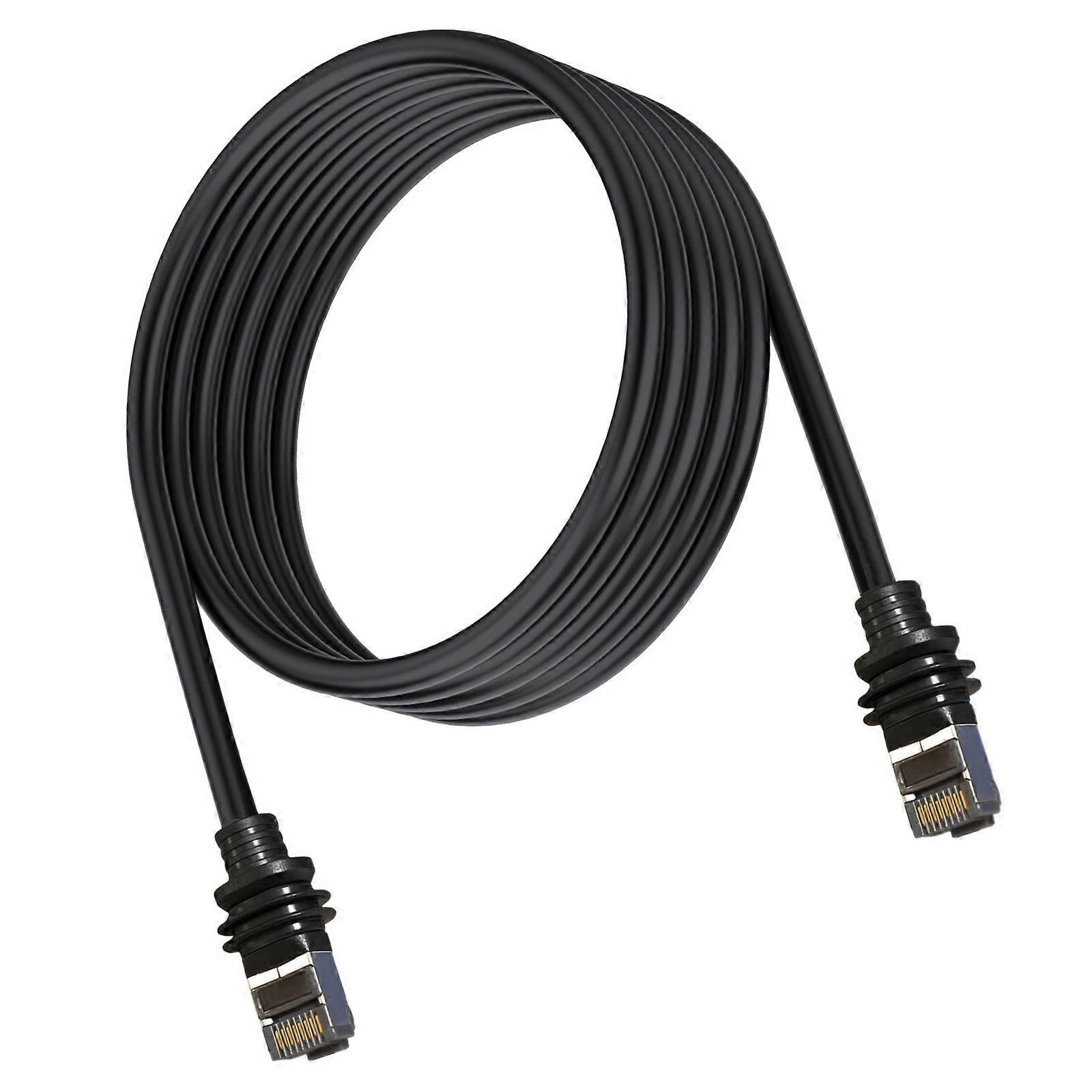 Industrial RJ45 Docking Connector Networking Waterproof Extension Cable Panel Mount Extender for Gen3 Panel Mount Multicolor