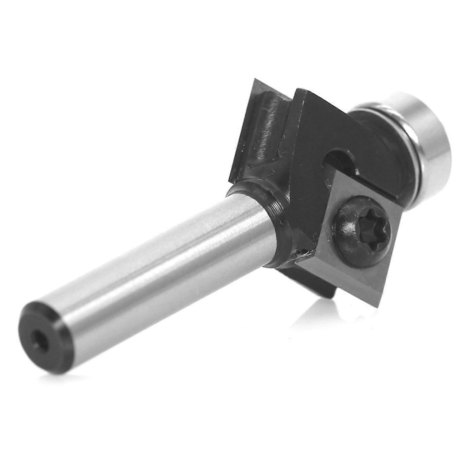 45 Degrees 8mm Shank Chamfer Edge Forming Router Bit Flush Trim Bit 4 Sided Interchangeable Woodworking Milling Cutter Multicolor