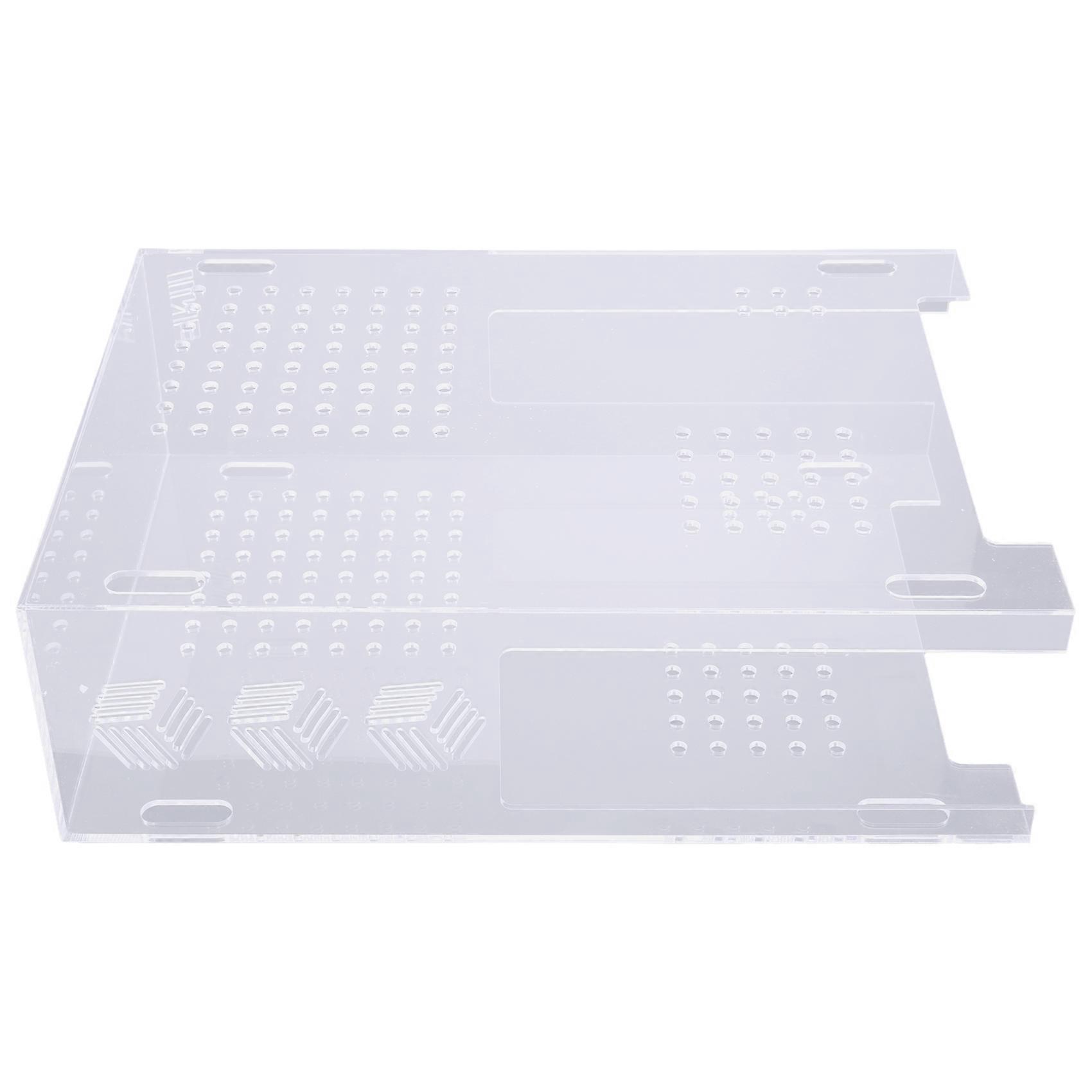 Dust Cover Heat Dissipation Shell Protective Display Box for PS5 Slim Digital Edition & Disc Edition Vertical Version