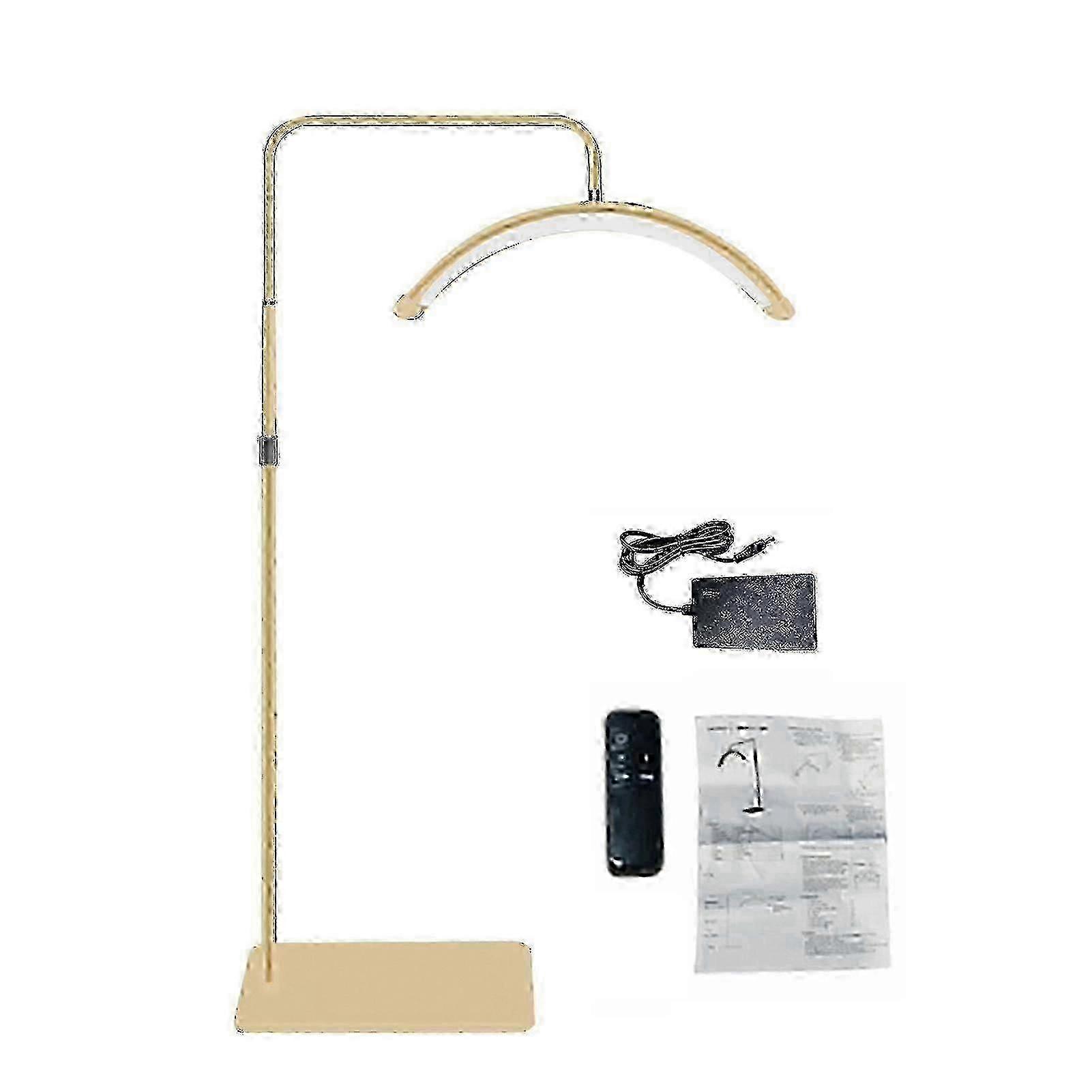 2025 Half Moon LED Video Light with Stand: Adjustable Color, 360 Rotation, Remote & Phone Holder