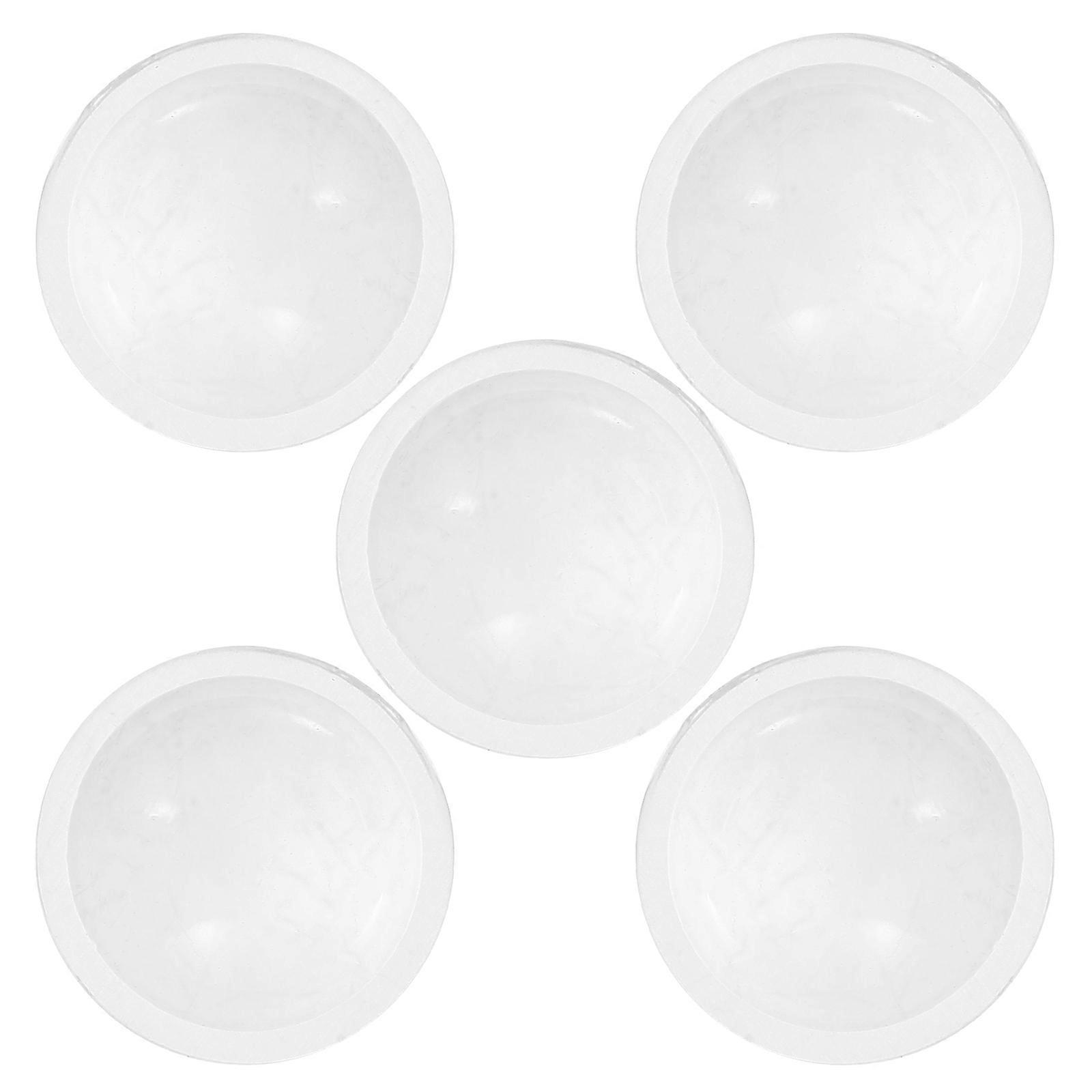 Transparent LED Focusing Convex Lens for Flashlight Use 5Pcs Set