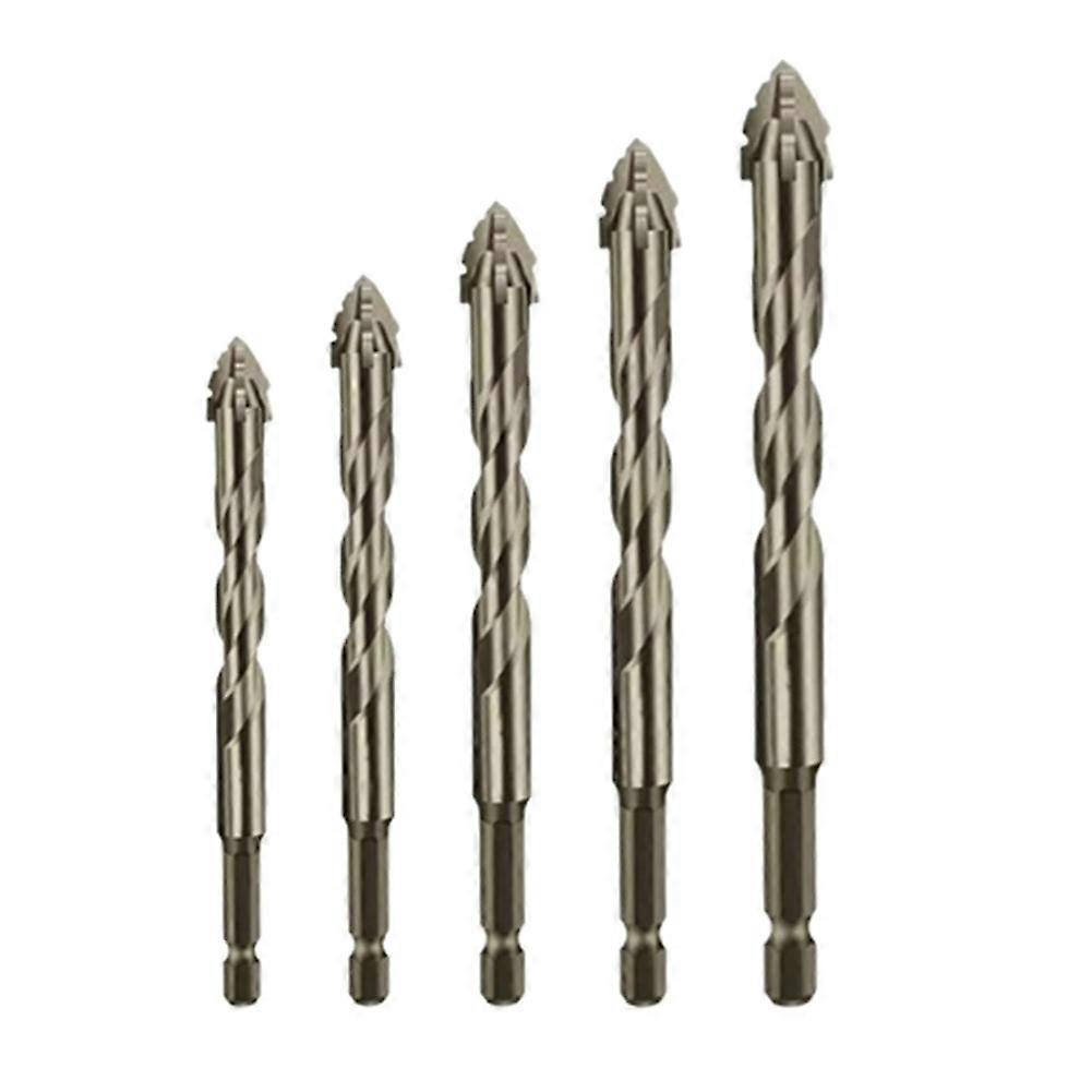 High-Performance Titanium-Coated Drill and Tap Set, High-Strength 4-Flute Serrated Eccentric Drill Bit Kit